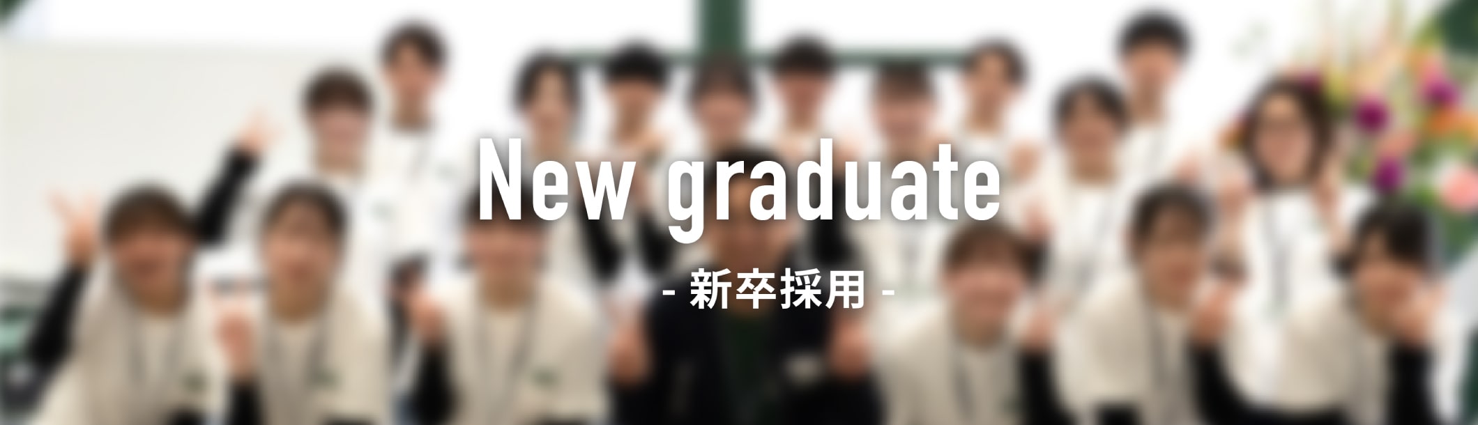 New graduate -新卒採用-